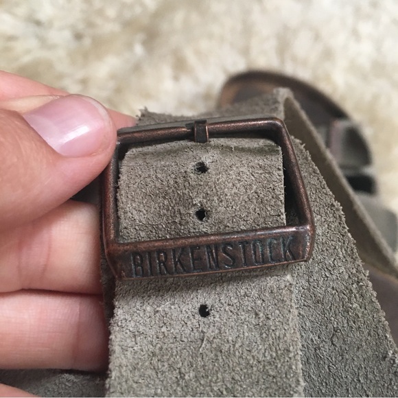 Birkenstock Arizona Sandal Green Leather - Picture 3 of 7